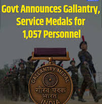 स्वतंत्रता दिवस की पूर्व संध्या पर 78 वीरता पुरस्कारों को राष्ट्रपति की मंजूरी, 13 मरणोपरांत
