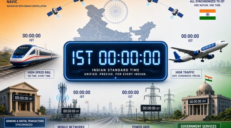 देशभर की घड़ियां और डिजिटल सिस्टम चलेंगे एक ही मानक समय से