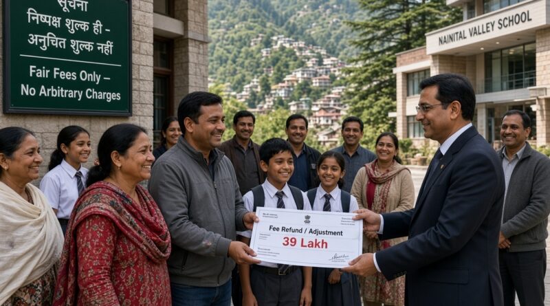 नैनीताल में निजी स्कूलों की मनमानी फीस पर शिकंजा, 46 विद्यालयों ने लौटाए 39 लाख रुपये