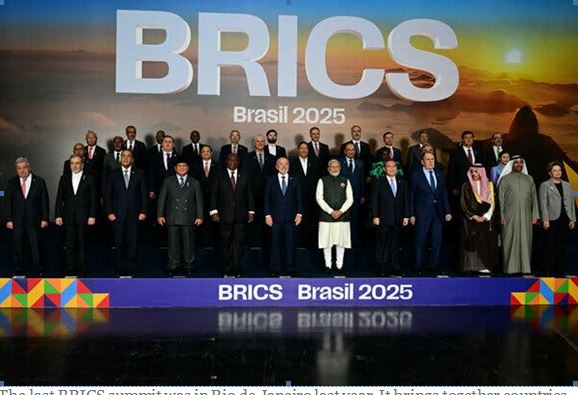 In a Club of Emerging Powers, China and India Vie for Influence