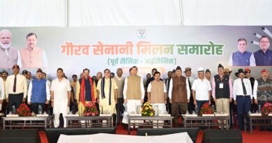 हल्द्वानी में नितिन नवीन ने पूर्व सैनिकों को किया नमन, बोले—उत्तराखंड वीरों की भूमि