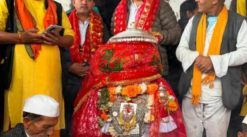 बड़ी जात : दूसरे पड़ाव नंदानगर के मधकोट गांव पहुंची नंदा डोली