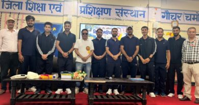 लोकगायक किशन महिपाल को डायट ने किया सम्मानित
