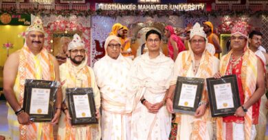 उत्तम मार्दव धर्म की भावना से सराबोर हुआ टीएमयू का जिनालय