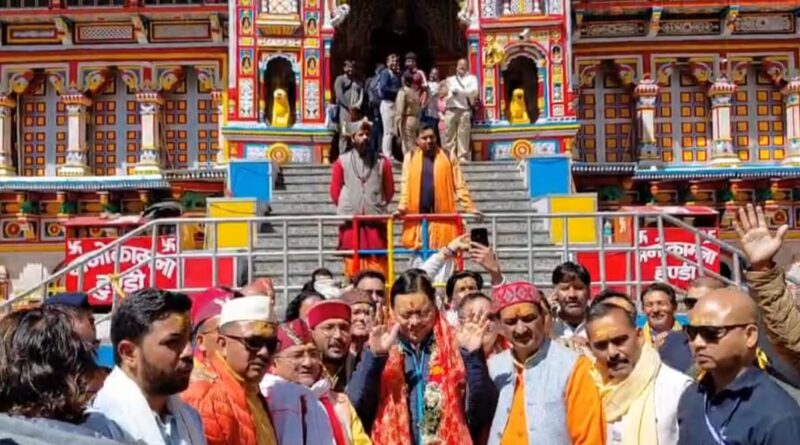 मुख्यमंत्री धामी ने बद्रीनाथ में मास्टर प्लान कार्यों की समीक्षा की