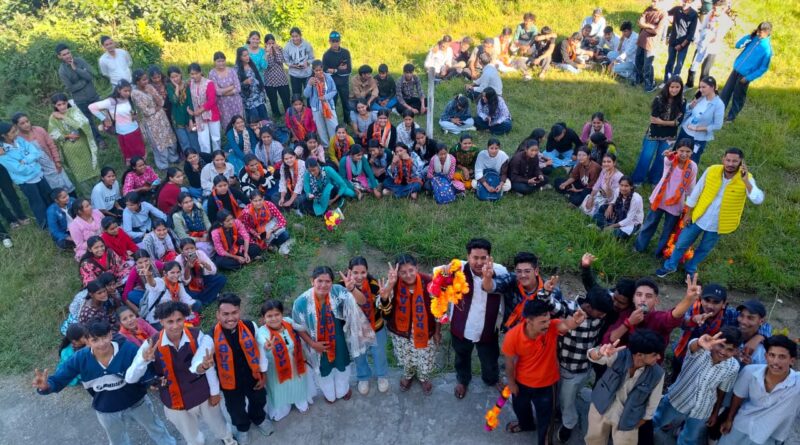 तलवाड़ी महाविद्यालय छात्रसंघ चुनाव में तनुजा और दर्शन विजयी