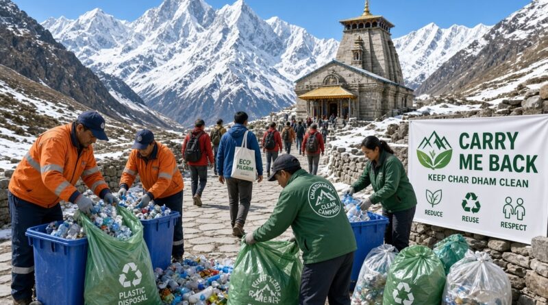 चारधाम यात्रा में अब तक 798 टन कचरा एकत्रित, प्लास्टिक के निस्तारण पर विशेष जोर