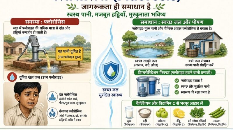 फ्लोरोसिस: दूषित भूजल से पनपने वाली एक खामोश बीमारी और उससे बचाव की चुनौतियां