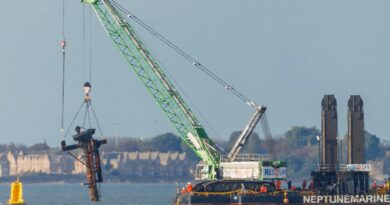 U.S. shipwreck, laden with World War II munitions, is a time bomb near London