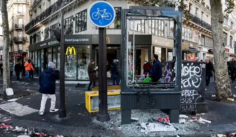 A Day After Huge Riots in France, Shock and Recrimination