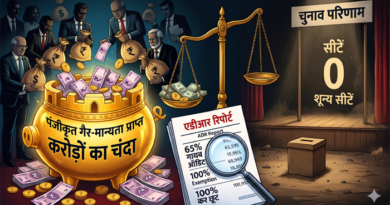 कागजों पर पार्टी, खातों में करोड़ों: चुनाव में एक भी सीट नहीं!