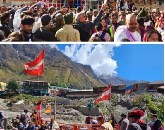 बदरीनाथ धाम में श्रद्धालुओं की भीड़, दर्शनार्थियों का आंकड़ा 19 लाख के पार