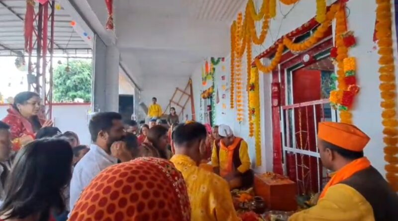 शारदीय नवरात्र पर पिंडर घाटी के देवी मंदिरों में उमड़े श्रद्धालु