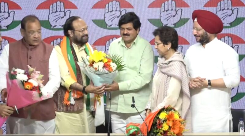 भाजपा छोड़ कांग्रेस में शामिल हुए रामशरण नौटियाल