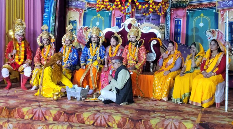 रावण वध और राम राज्याभिषेक के साथ कामधेनु रामलीला का समापन
