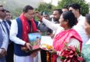 गैरसैंण जाते समय मुख्यमंत्री धामी का जगह-जगह स्वागत