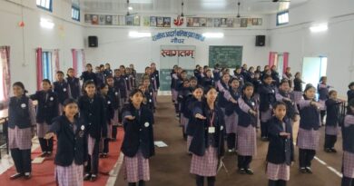 बाल विवाह मुक्त भारत अभियान के तहत छात्राओं को दिलाई शपथ